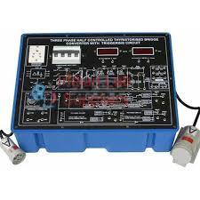Three Phase Fully Controlled Thyristorized Bridge Converter with Triggering Circuit with Power Supply